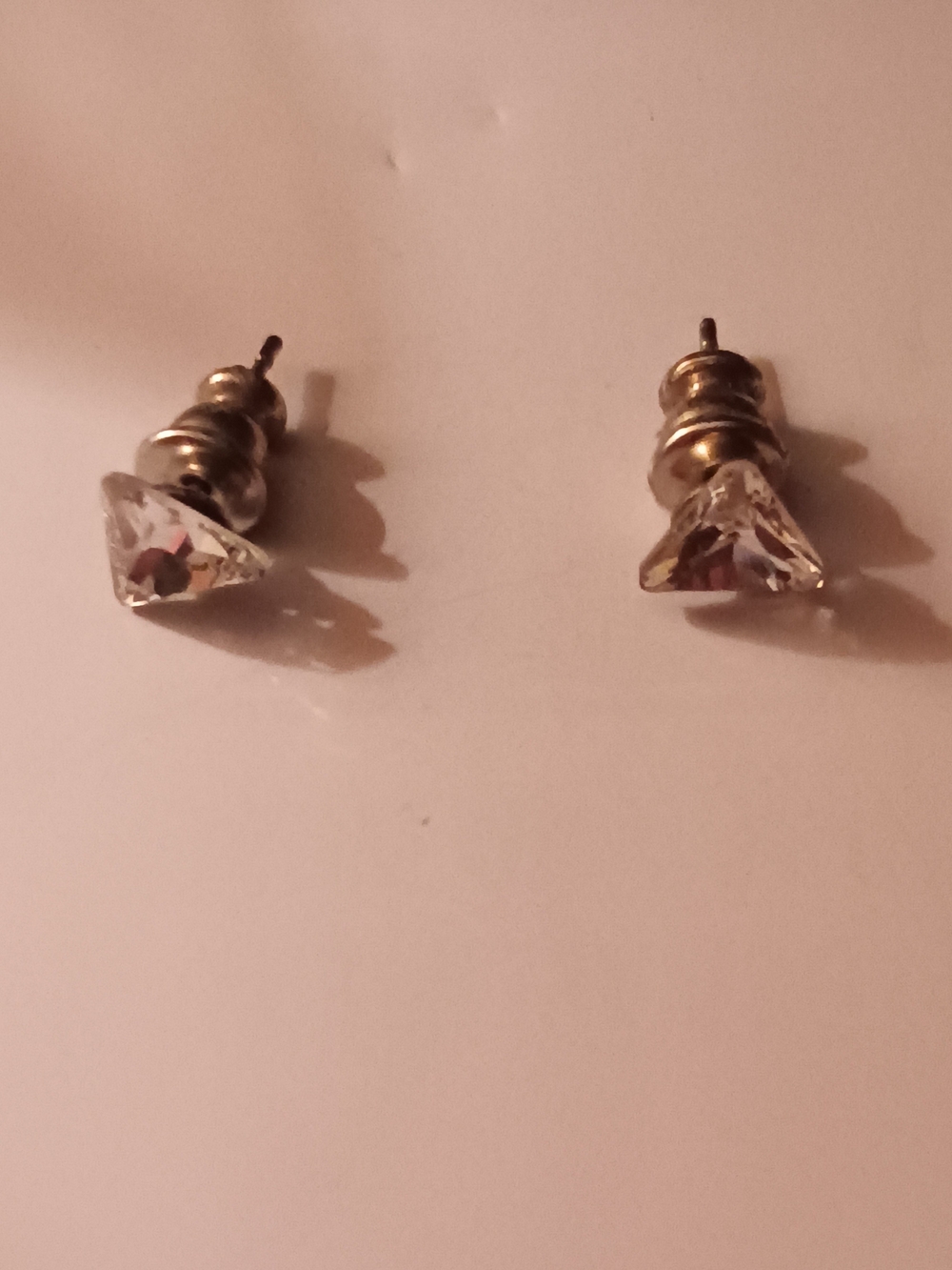 🎁Clear Crystal Triangle Stud Earrings - Women Jewelry